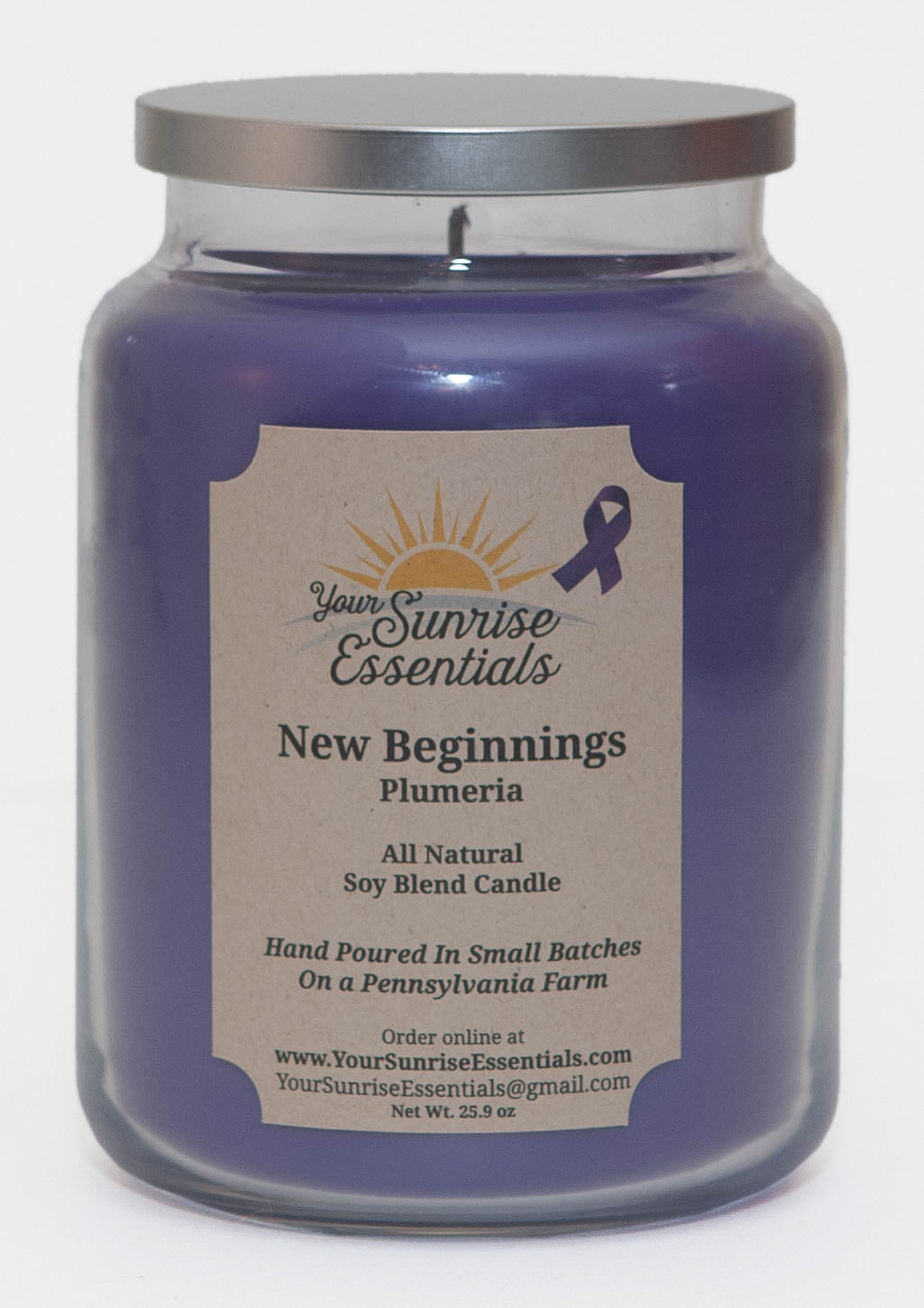 New Beginnings Large Jar Candle (One Size Only) (Premium Line)