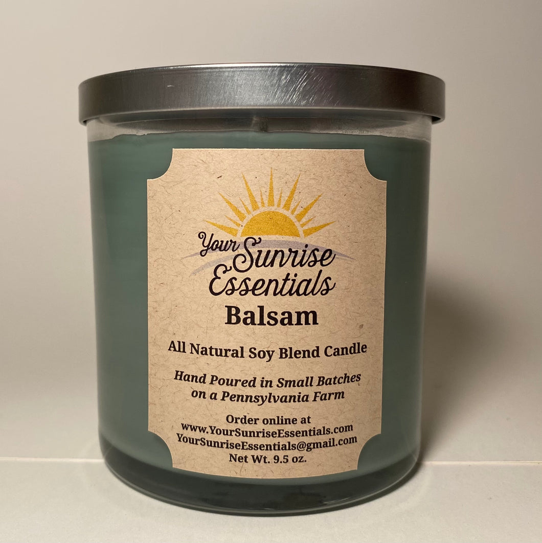 Balsam Scented Tumbler Candle (9.5oz)